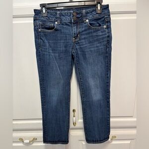 American Eagle Artist Crop Stretch Denim Jeans Women’s Size 2